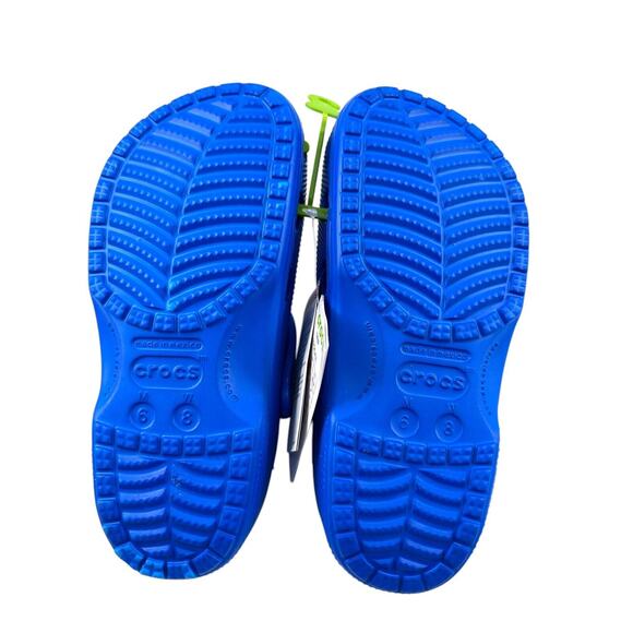 NEW Crocs Unisex Classic Clogs Blue Bolt Size M 6, W 8 NIB - Picture 5 of 7